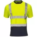 Yellow and Blue hi vis tee shirt Yellow and Blue hi vis tee shirt