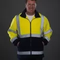 Yellow and Blue Hi Vis Fleece