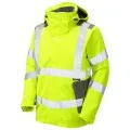 Breathable Hi Vis Jacket Yellow Leo J04