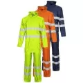 Hi Vis 2 Piece Rain Suit trousers and jacket Hi Vis 2 Piece Rain Suit trousers and jacket