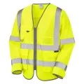 Leo Hi Vis Coolviz Sleeved Superior Vest Class 3 - S20 Yellow