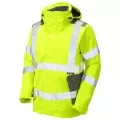 Breathable Hi Vis Jacket Yellow Leo J04