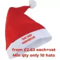 Santa Hat personalised with custom embroidery Santa Hat personalised with custom embroidery