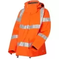 Ladies Breathable Hivis Jacket With Maternity Expander Leo JL04/EX01 Ladies Breathable Hivis Jacket With Maternity Expander Leo JL04/EX01