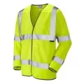 Leo Coolviz Sleeved Waistcoat Class 3 - S04 Yellow Leo Coolviz Sleeved Waistcoat Class 3 - S04 Yellow
