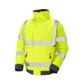 Leo Hivis Bomber Jacket Class 3 - J01 Yellow Leo Hivis Bomber Jacket Class 3 - J01 Yellow