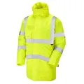 Leo Superior Hi Vis Yellow Coat Class 3