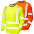 Hi Vis Long Sleeve Coolviz T Shirt EcoViz Leo T08