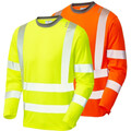 Hi Vis Long Sleeve Coolviz T Shirt EcoViz Leo T08