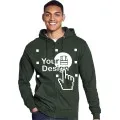 Custom Printed Zipped Hoodie Awdis JH050