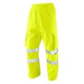 Breathable Leo Hi Vis Cargo Overtrousers Yellow L02