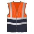Orange and Navy Hi Vis Vest