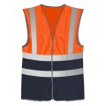 Orange and Navy Hi Vis Vest
