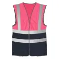 Pink and Navy Hi Vis Vest