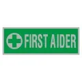 First aider reflect badge slider