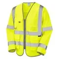 Leo Hi Vis Coolviz Sleeved Superior Vest Class 3 - S20 Yellow