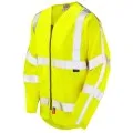 Leo LFS Anti-Static Sleeved Zip Hi Vis Vest Class 3 - S25 Yellow