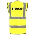 Steward hi vis vest