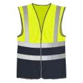 Yellow and Navy Hi Vis Vest