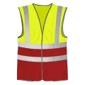 Yellow and Red Hi Vis Vest