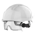 JSP EVO® VISTAlens® Safety Helmet with Integrated Eyewear - White