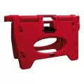 AlphaBloc® 1m Folding Traffic Separator - Water Filled - Red