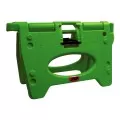 AlphaBloc® 1m Folding Traffic Separator - Water Filled - Green