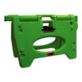 AlphaBloc® 1m Folding Traffic Separator - Water Filled - Green
