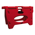 AlphaBloc® 1m Folding Traffic Separator - Water Filled - Red