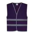 Personalised Kids Purple Hi Vis Vest