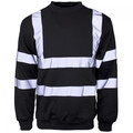 Black Hi Vis sweatshirt b307