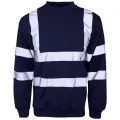 Navy HIvis Sweatshirt