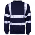 Navy HIvis Sweatshirt