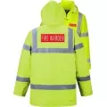 Pre Printed Fire Warden Coat Yellow Pre Printed Fire Warden Coat Yellow