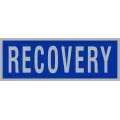 Recovery Reflective Badge - Blue/Silver Recovery Reflective Badge - Blue/Silver