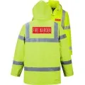 Pre Printed Fire Warden Coat Yellow