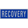Recovery Reflective Badge - Blue/Silver