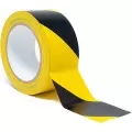 Black and yellow hazard floor marking tape Black and yellow hazard floor marking tape