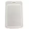 ID Card badge holder plastic Portrait layout