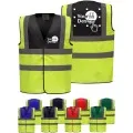 Custom Printed 2 Colour Panel Hi Vis Vest HVW100TT