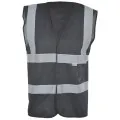 economy black hi vis vest