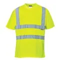 Yellow Hi Visibility Tee Shirt Portwest S478