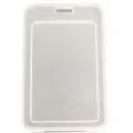 ID Card badge holder plastic Portrait layout