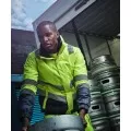 Regatta Pro hi-vis classic bomber jacket TRA218 Regatta Pro hi-vis classic bomber jacket TRA218