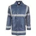 Navy Blue Hi Vis coat Parka Navy Blue Hi Vis coat Parka