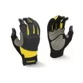 Grey/Black/Yellow Stanley framer 3-finger gloves SY102 Stanley Workwear
