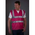 Raspberry Red Hi Vis Vest