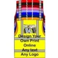 Custom printed hi vis vest
