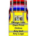 Custom printed hi vis vest