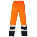 Orange & Blue Hi Vis Waterproof Over Trousers